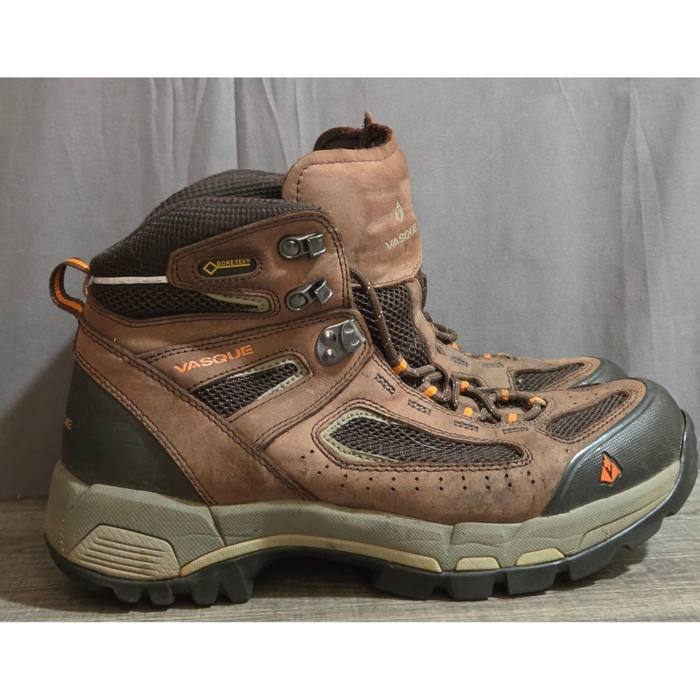 Vasque Breeze 2.0 GTX Leather Boots Mens Size 10 Wide Brown
